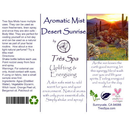 Aromatic Mist by Tres Spa Desert Sunrise