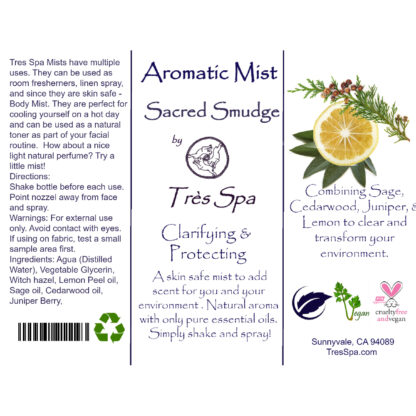 Aromatic Mist by Tres Spa Sacred Smudge