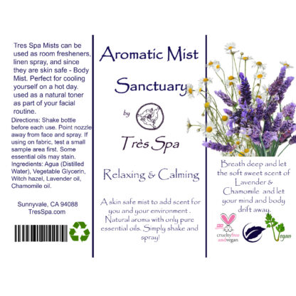 Aromatic Mist by Tres Spa Sanctuary