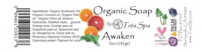 Tres Spa Organic Soap - Awaken