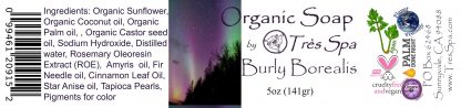 Tres Spa Organic Soap - Burly Borealis