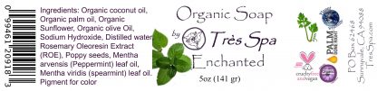 Tres Spa Organic Soap - Enchanted