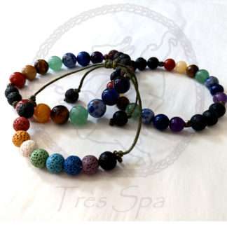 Tres Spa Chakra aromatherapy bracelets