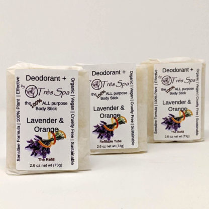 Organic Deodorant Lavender & Orange by Tres Spa