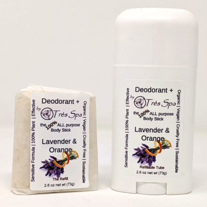 Organic Deodorant Lavender & Orange by Tres Spa