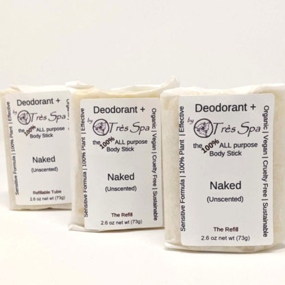 Organic Deodorant Naked (unscented) by Tres Spa