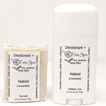 Organic Deodorant Naked (unscented) by Tres Spa