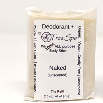 Organic Deodorant Naked (unscented) by Tres Spa