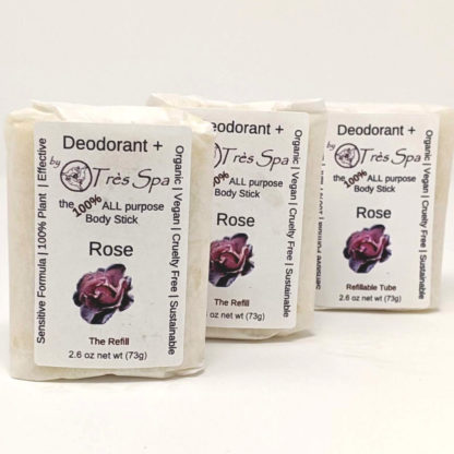 Organic Deodorant Rose by Tres Spa