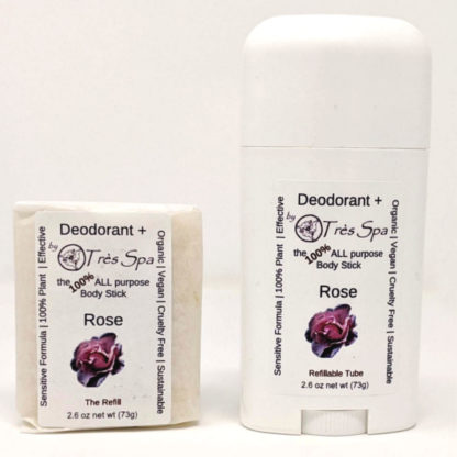 Organic Deodorant Rose by Tres Spa