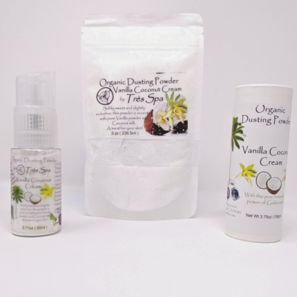 Vanilla Coconut Cream Dusting Powder by Tres Spa