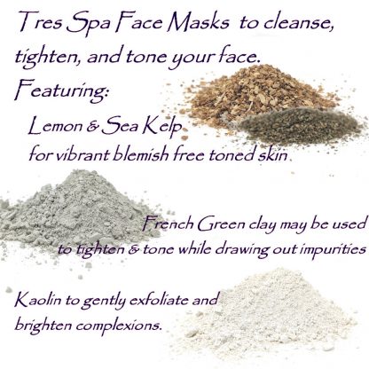 Tres Spa Face Mask Lemon Sea Kelp