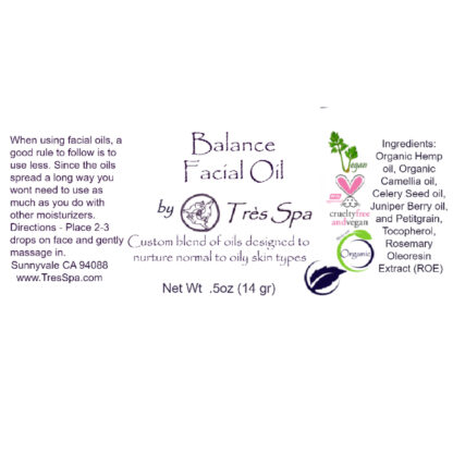 Face Oil by Tres Spa Balance