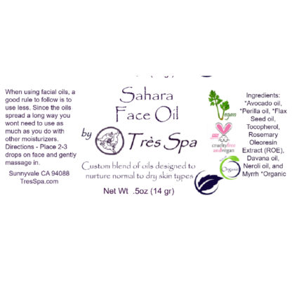 Face Oil by Tres Spa Sahara