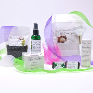 Gift Set Luxury Spa Facial Moss and Charcoal