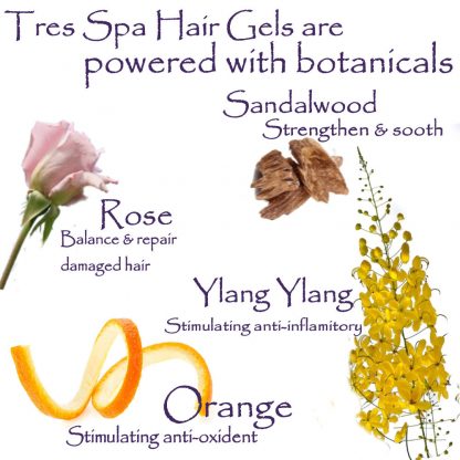 Tres Spa Citrus Sandalwood Hair Gel