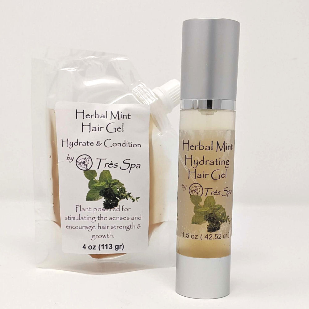 Herbal Mint Hair Gel - Tres Spa Store Herbal Mint Hair Gel - Tres Spa Store