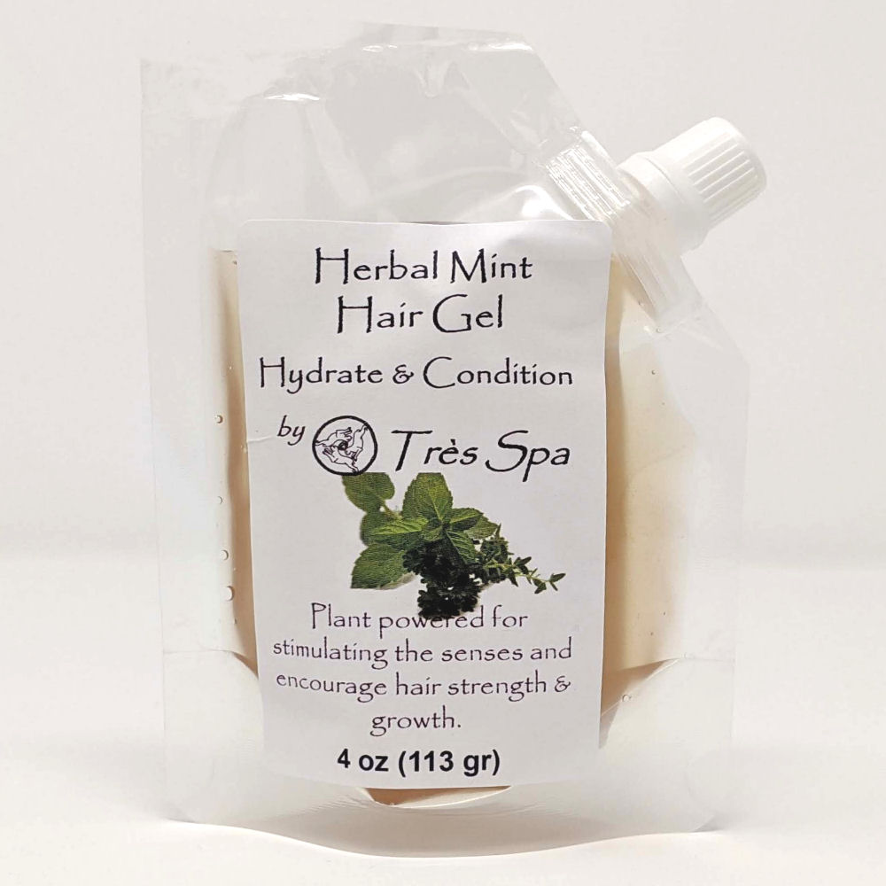 Herbal Mint Hair Gel - Tres Spa Store Herbal Mint Hair Gel - Tres Spa Store