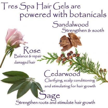 Tres Spa Sandalwood Sage Hair Gel