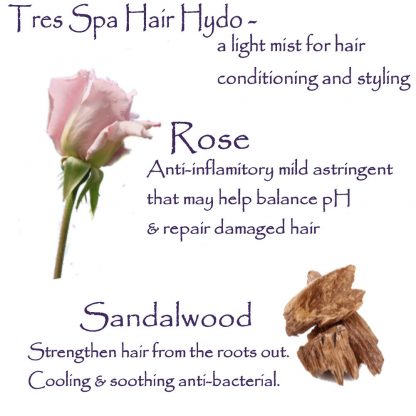 Tres Spa Hair Hydro Sandalwood Rose