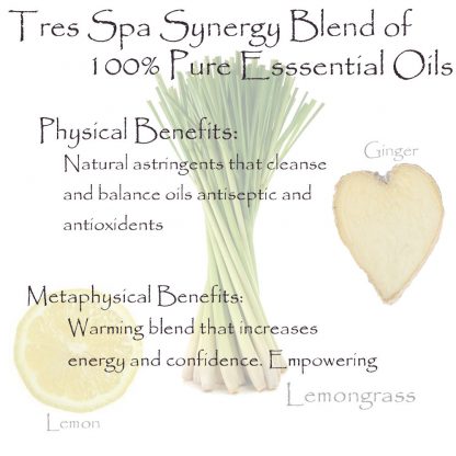 Tres Spa Synergy Blend - Lemon Ginger Snap